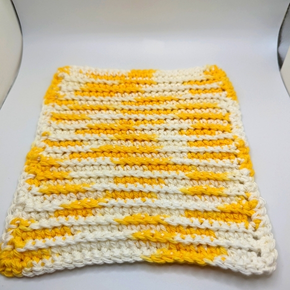 💞2/$20 HAND CRAFTED Crocheted All Purpose 100% Cotn Reusble Bath or Dish Cloths - Picture 1 of 9